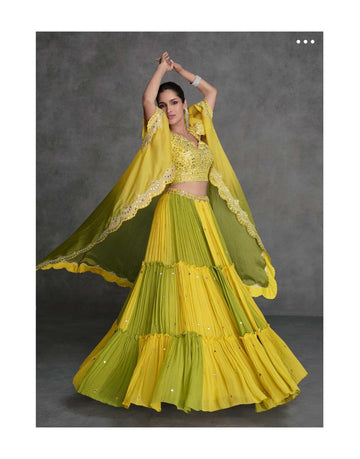Lehenga Choli with Organza Silk
