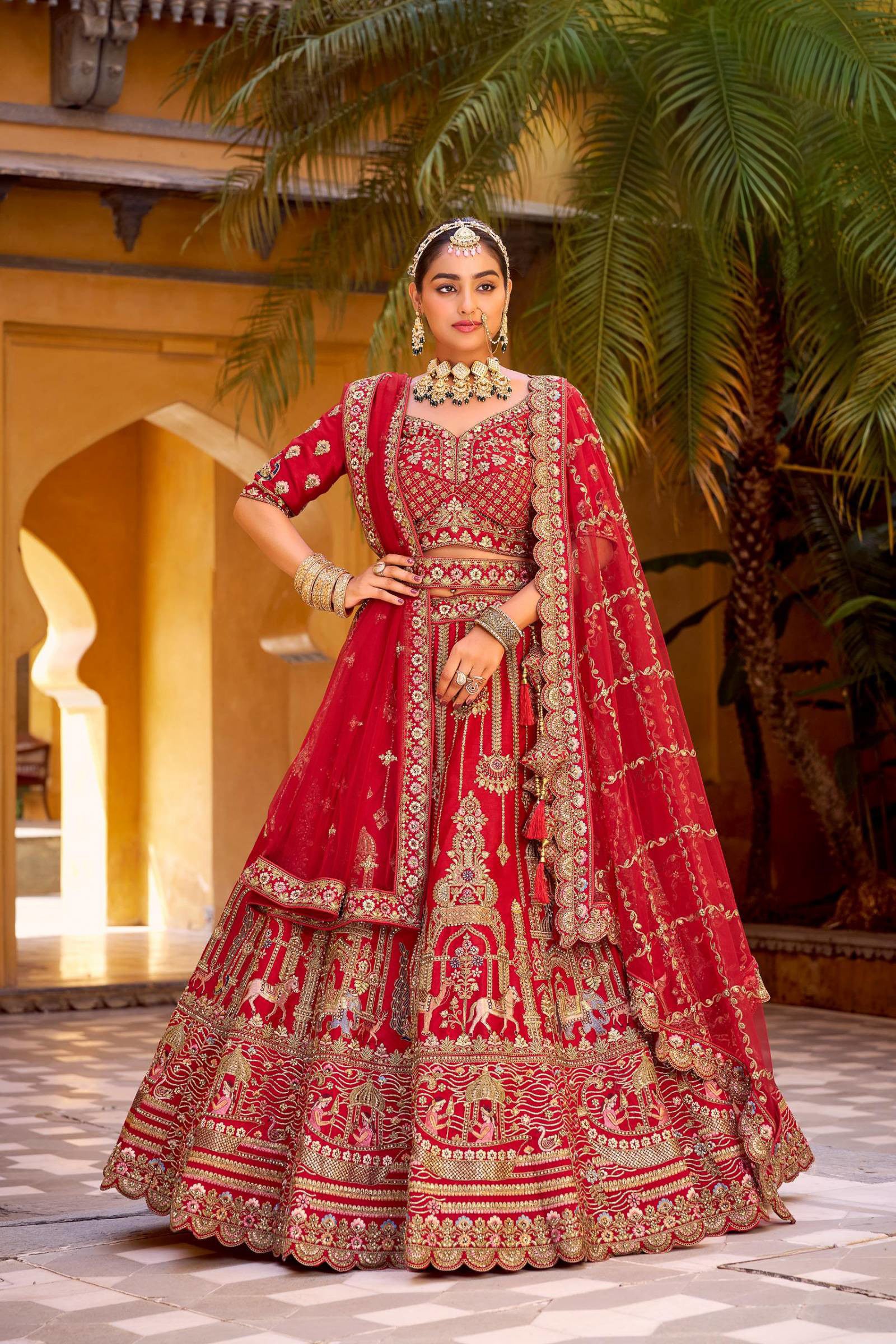 Designer Bridal Lehenga Choli - Royal Collection