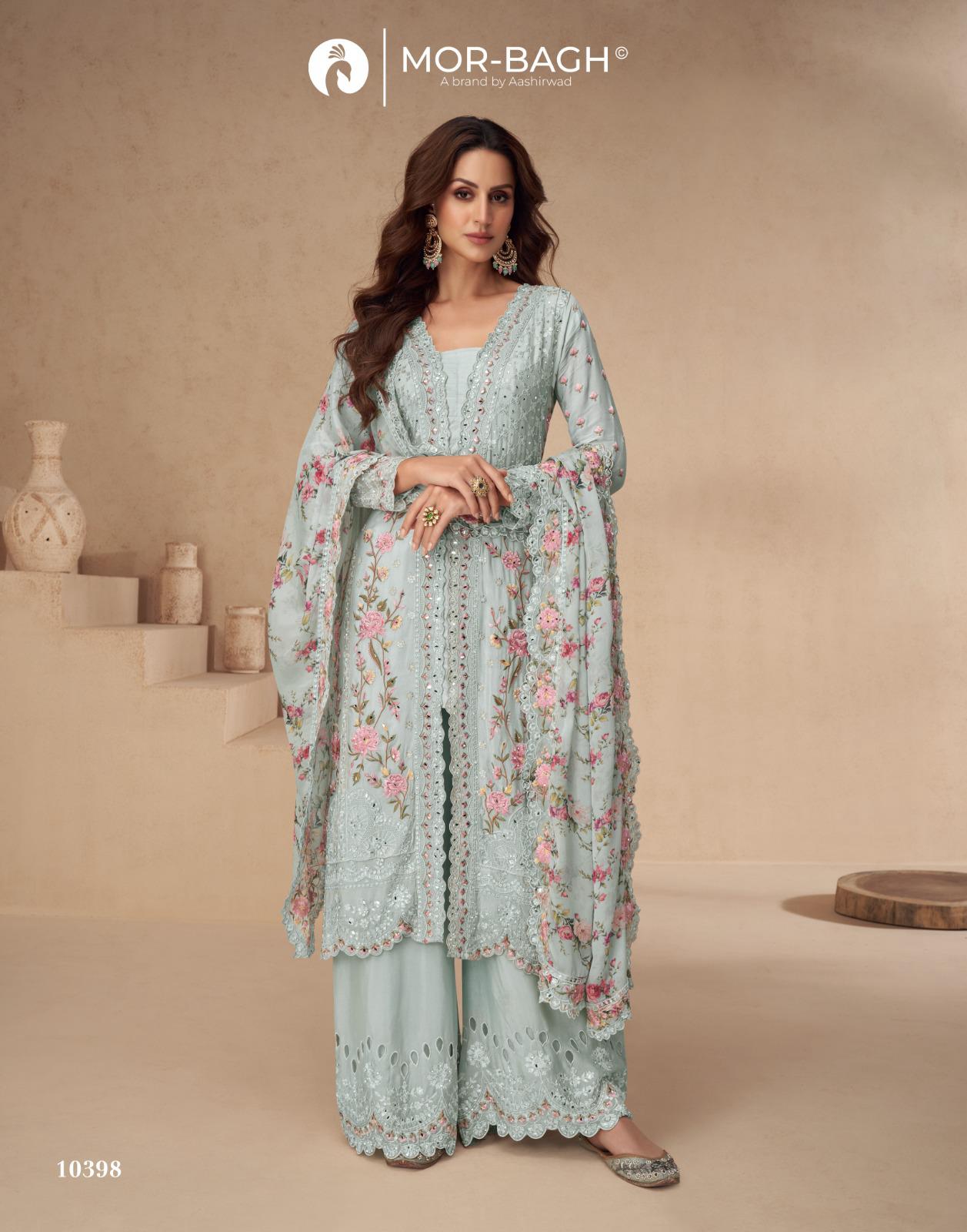 Desginer Chinon Silk Salwaar Kameez