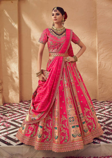 The Banarasi Silk Designer Lehenga Choli