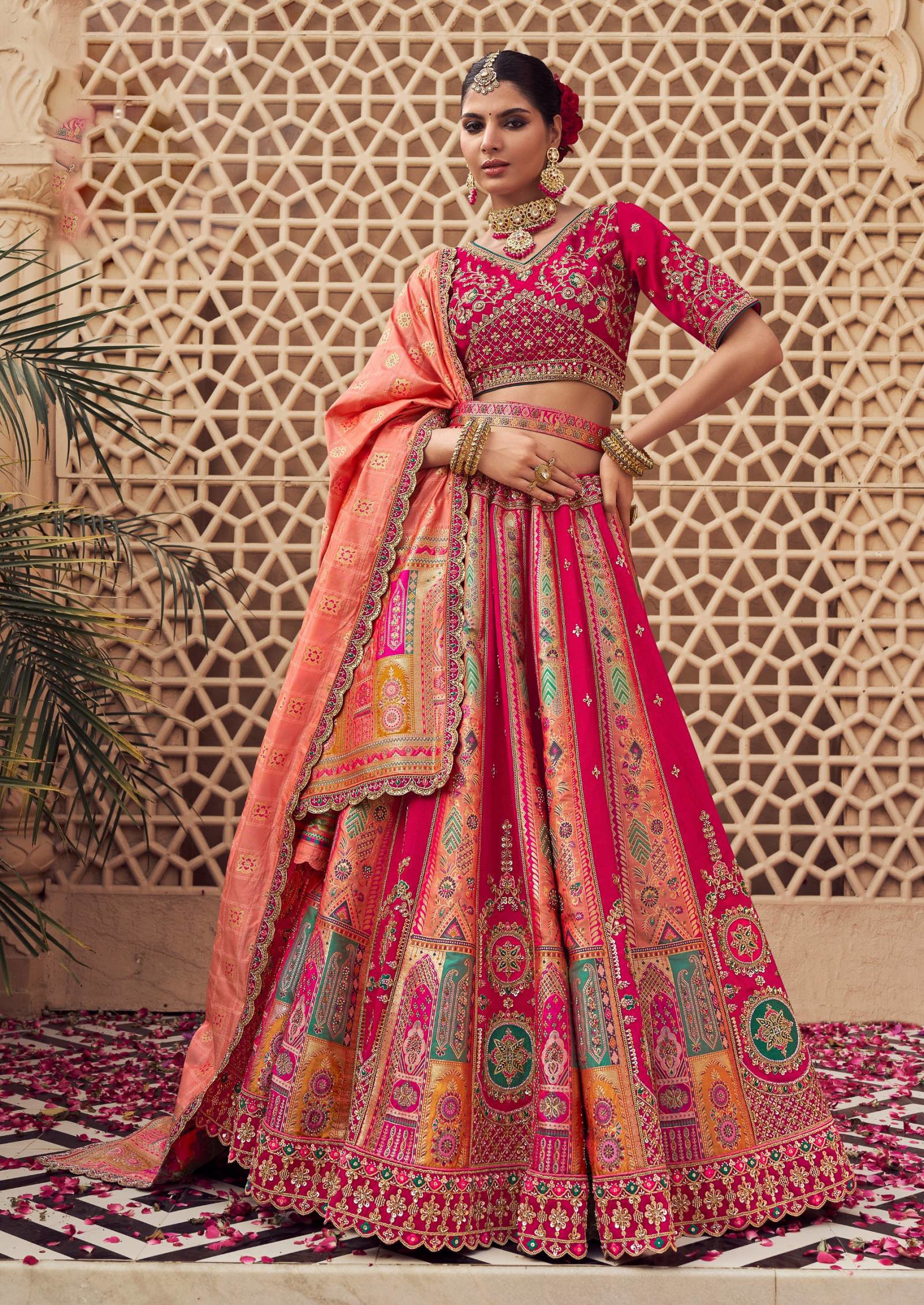 The Banarasi Silk Designer Lehenga Choli