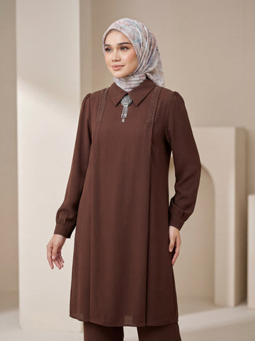 Diamond Chain Locket Pattern Designer Cord Set