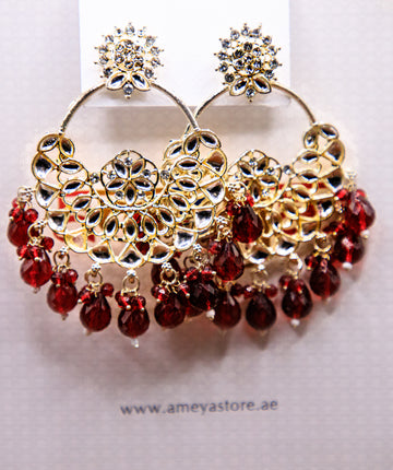 Ethnic Oxidized Jhumka style Earrings