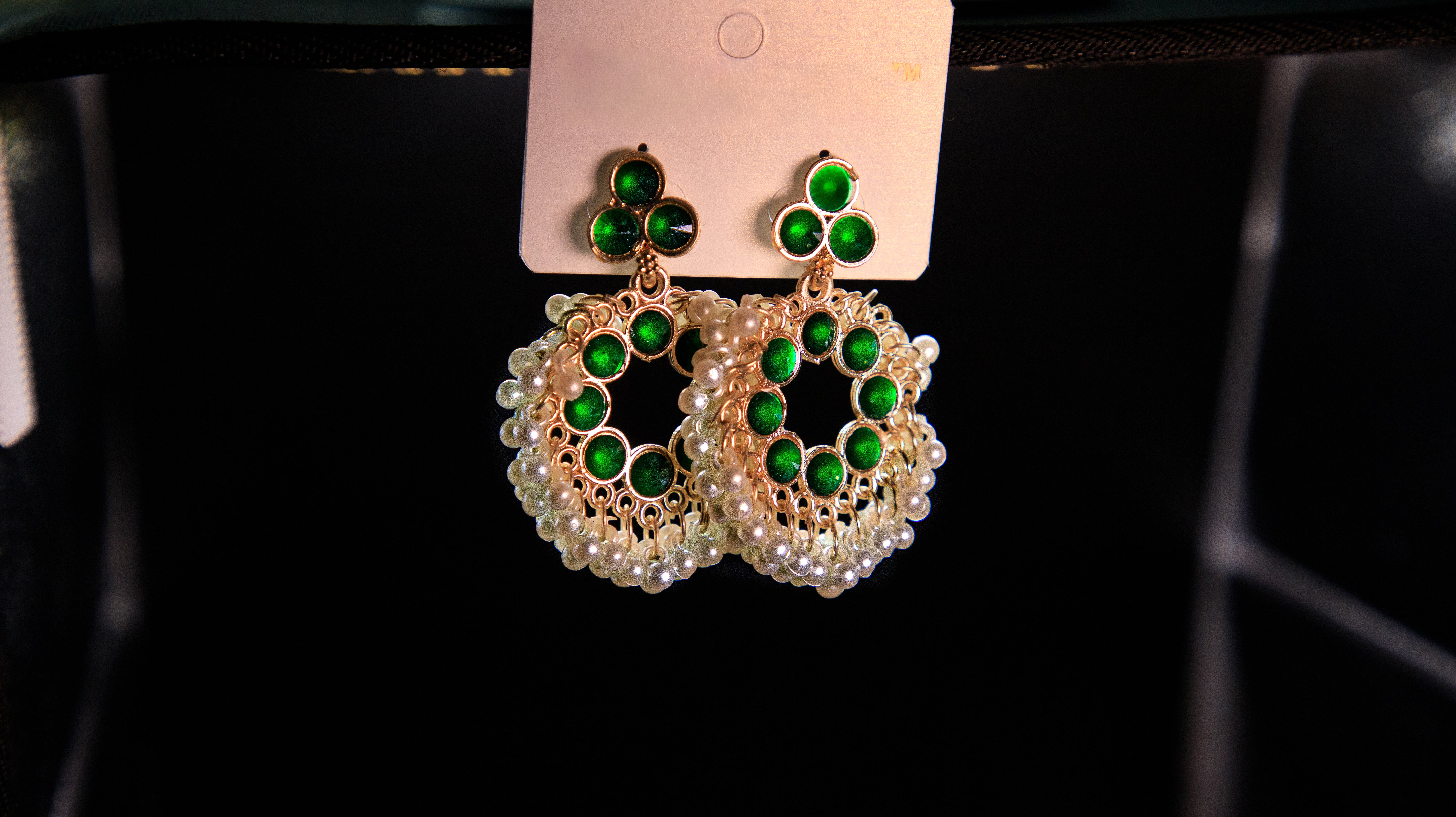 Ethnic Oxidized Jhumka style Earrings