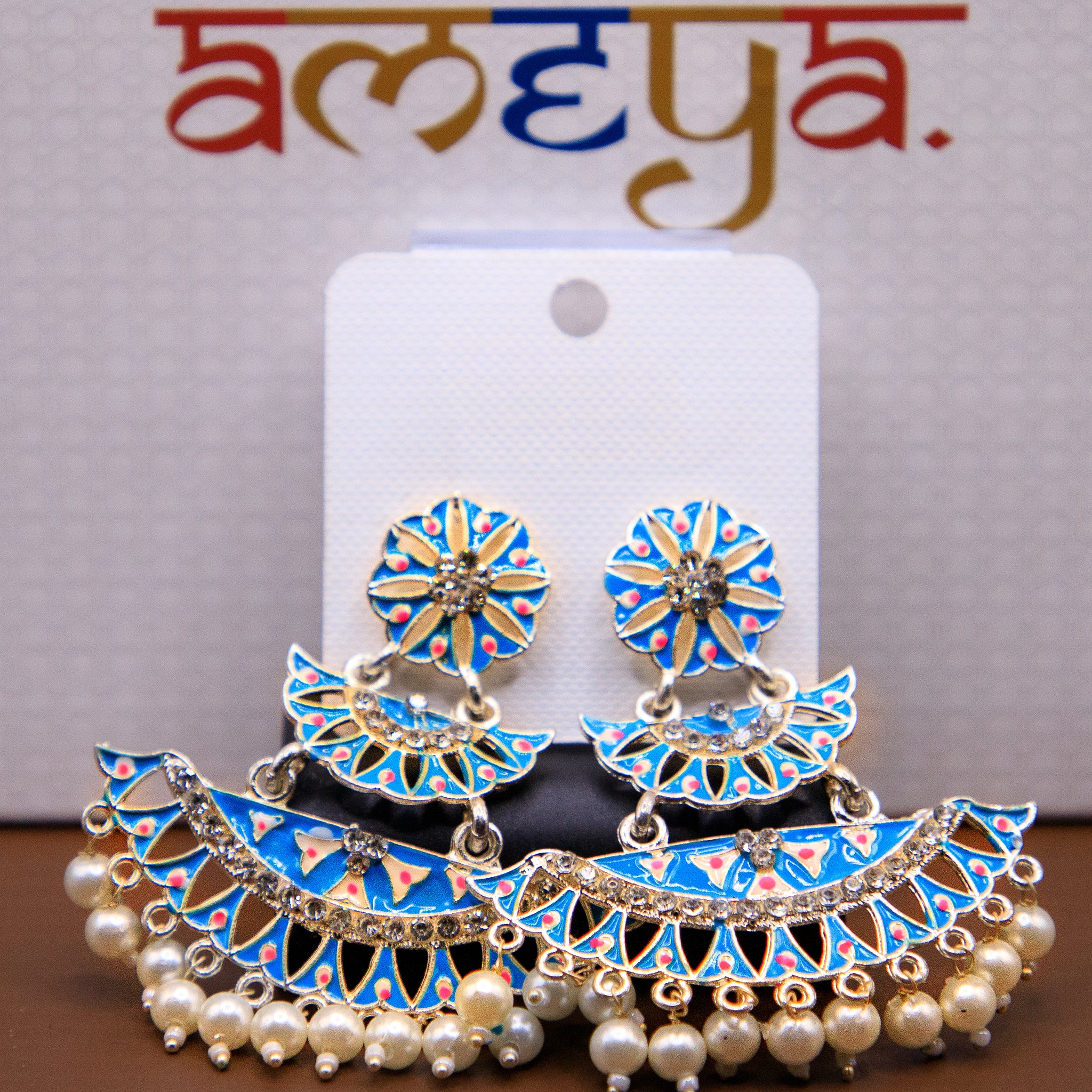 Ethnic Oxidized Jhumka style Earrings