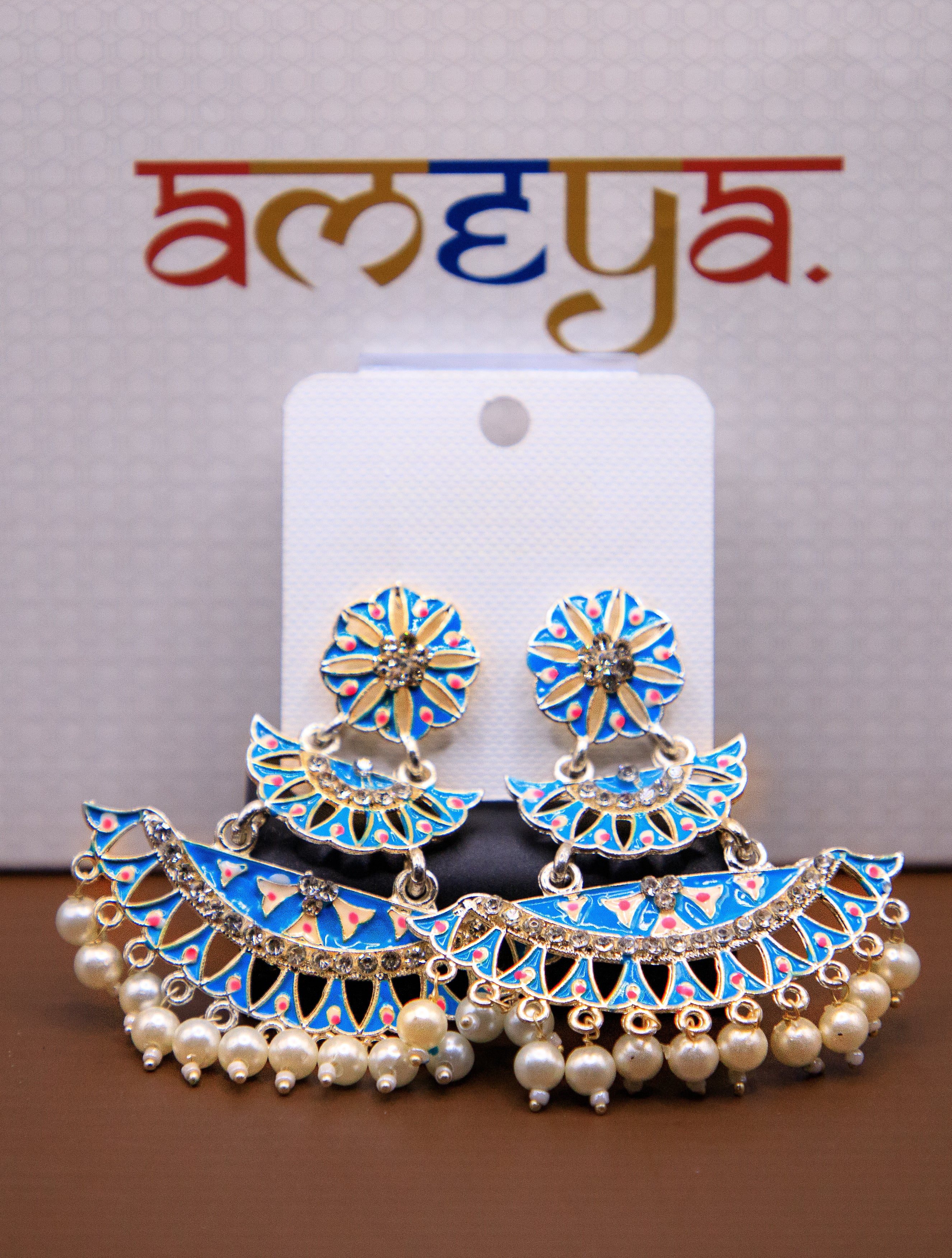 Ethnic Oxidized Jhumka style Earrings