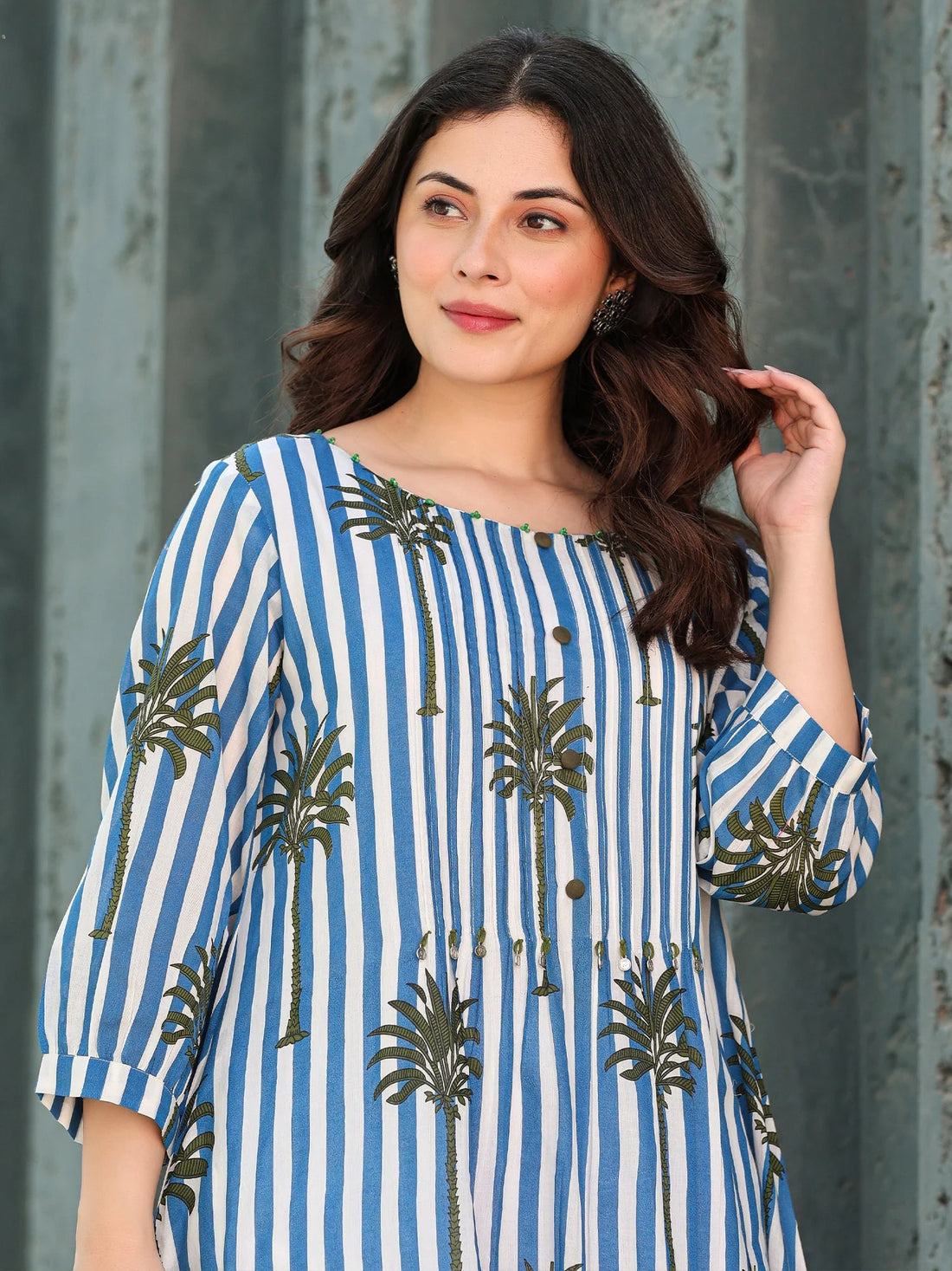 Women Multi Printed Pure Cotton A-Line Kurta Sets