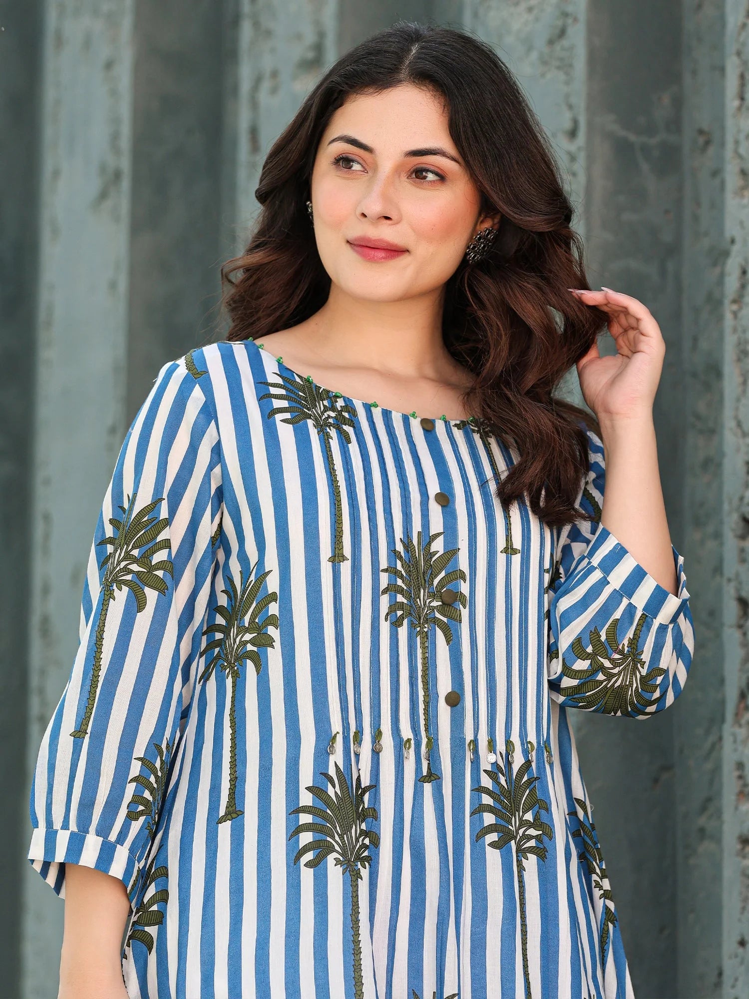 Women Multi Printed Pure Cotton A-Line Kurta Sets