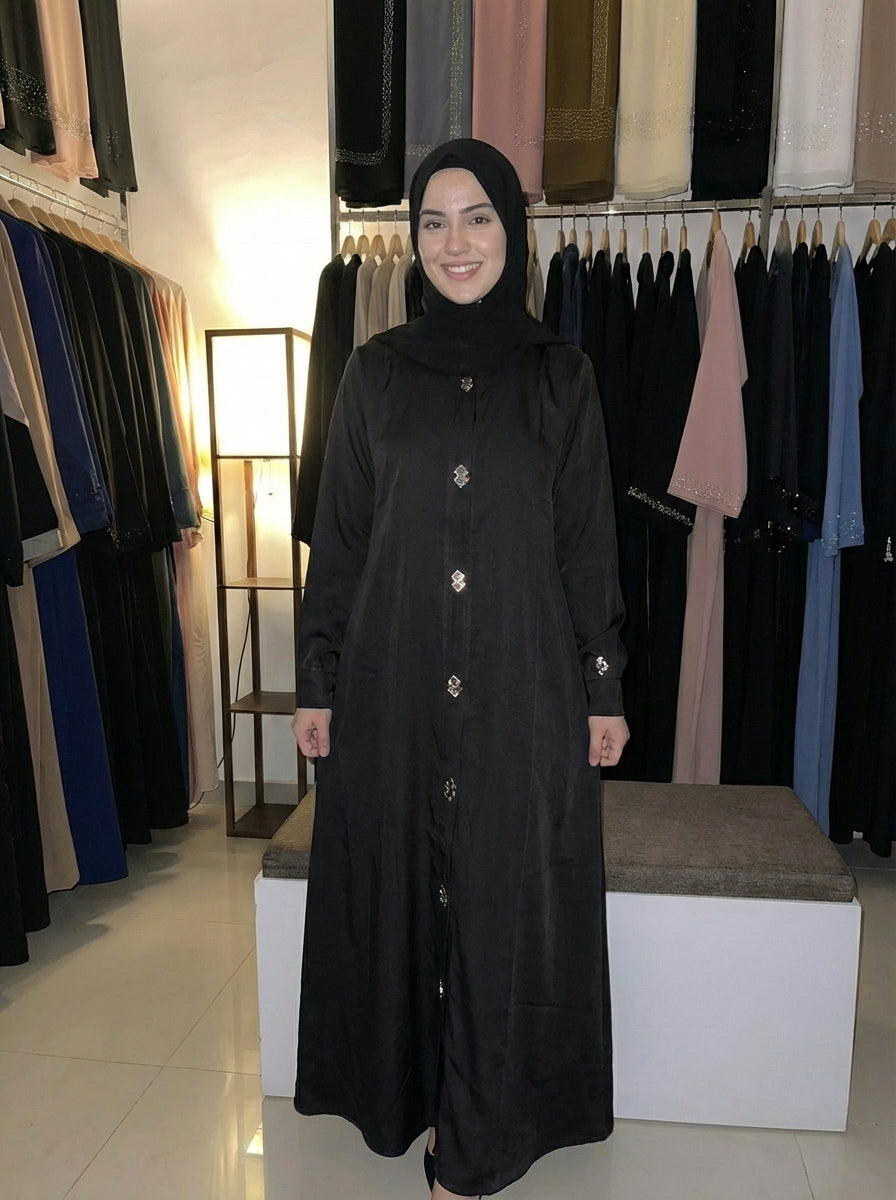 The Regal Button-Cuff Burqa