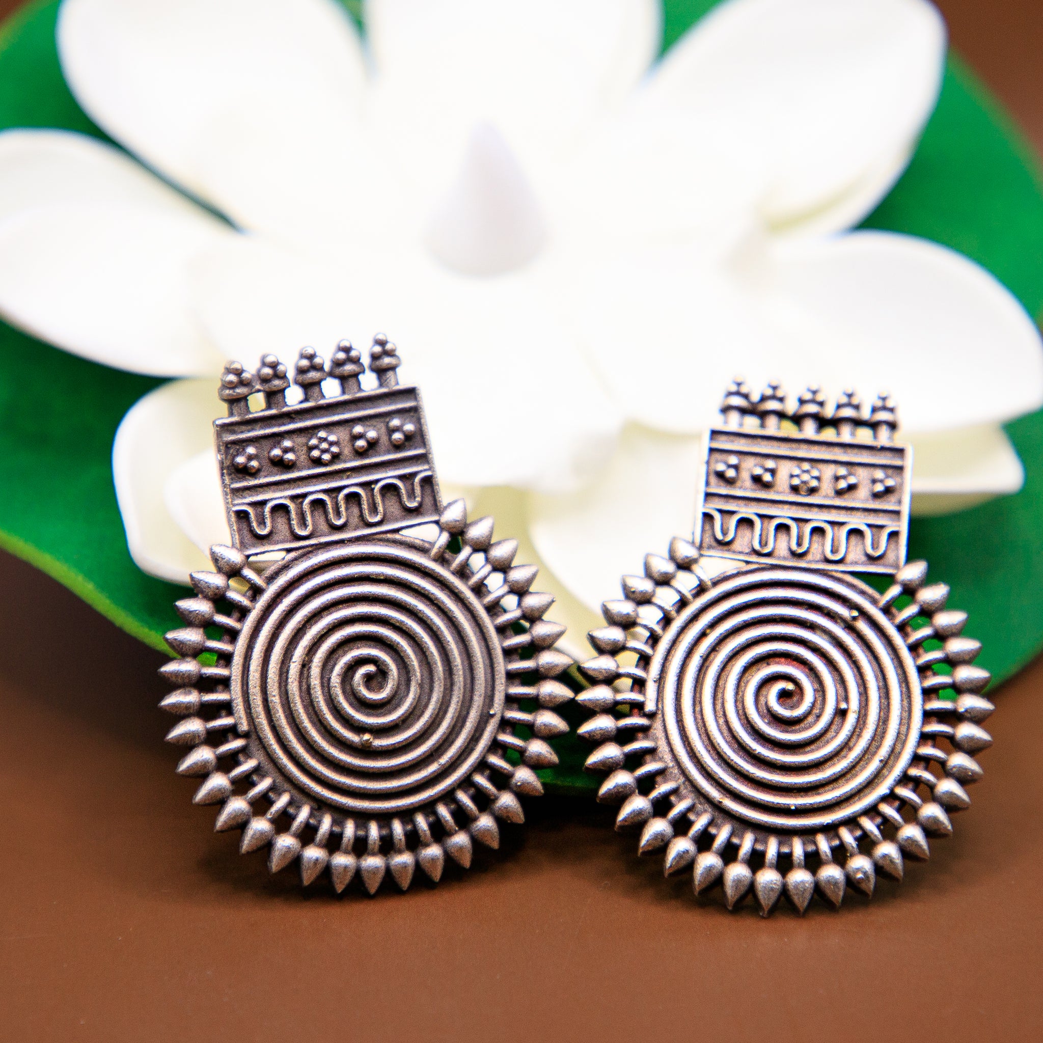 Stylish Oxidized Earring pair