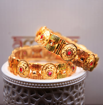 Ethnic Kangan/Bangles set with Menakari work