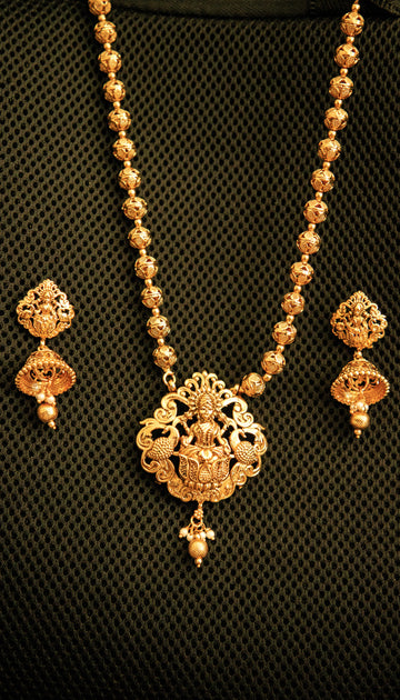 Bridal Necklace with Moti and Polki work