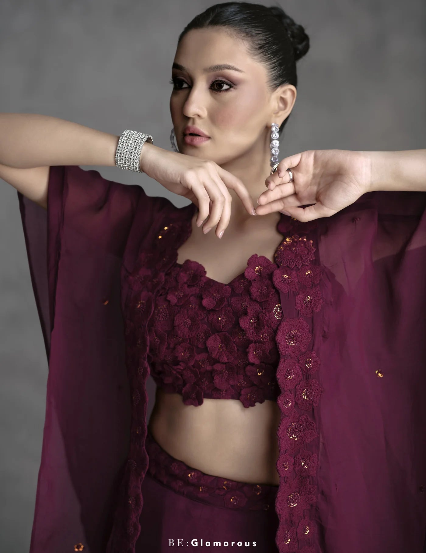 Lehenga Choli with Organza Silk