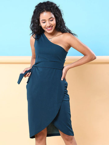 One Shoulder Mini