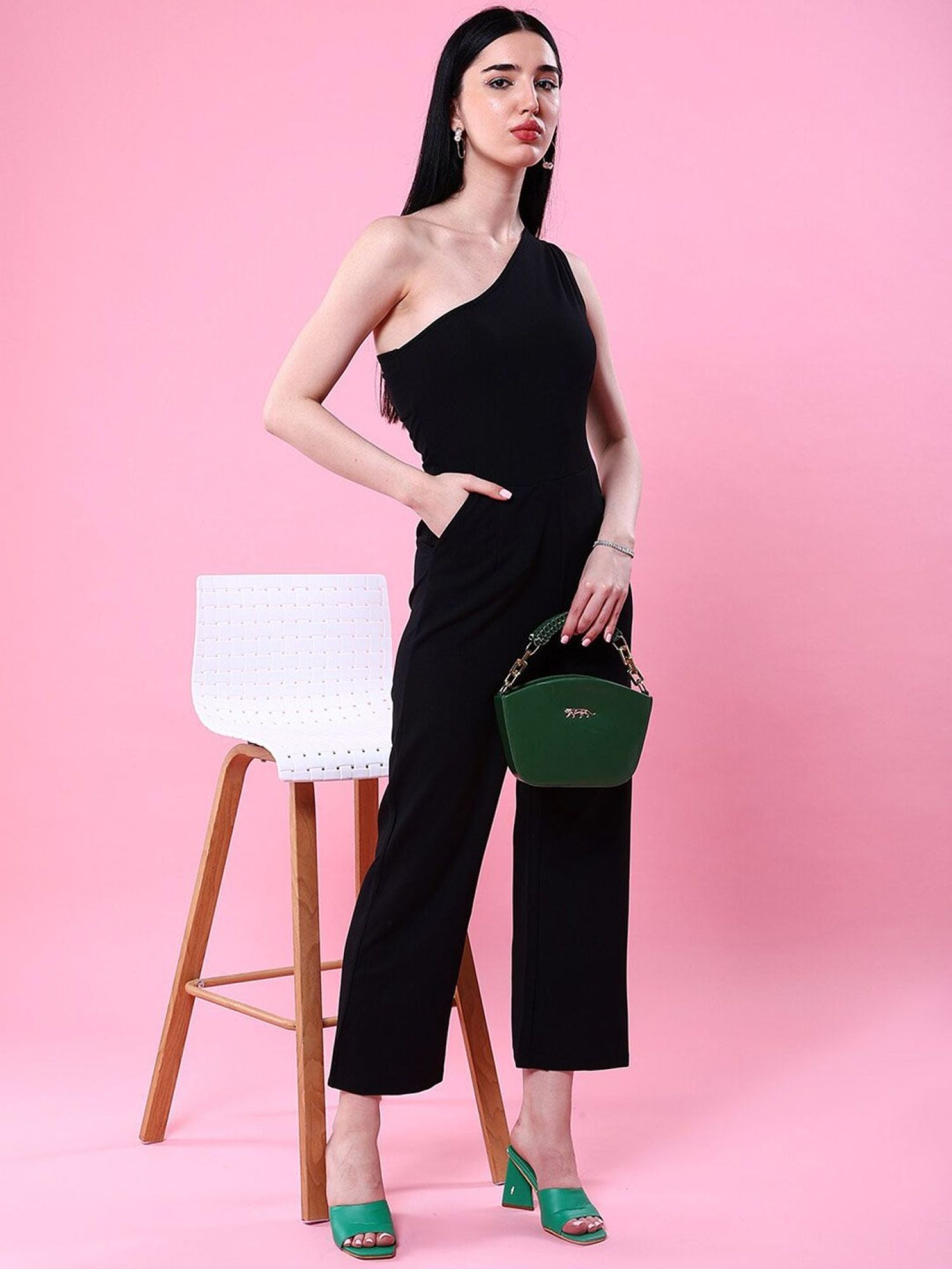 One-Shoulder Jumpsuit