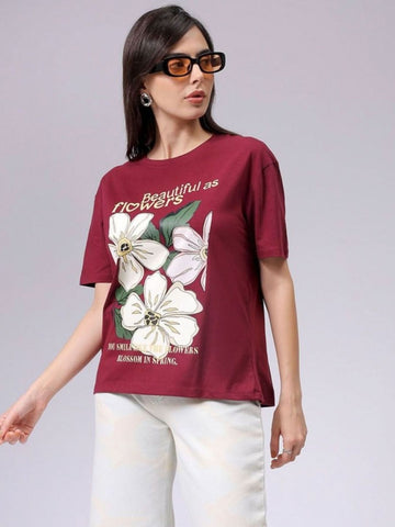 Floral Printed Tshirt