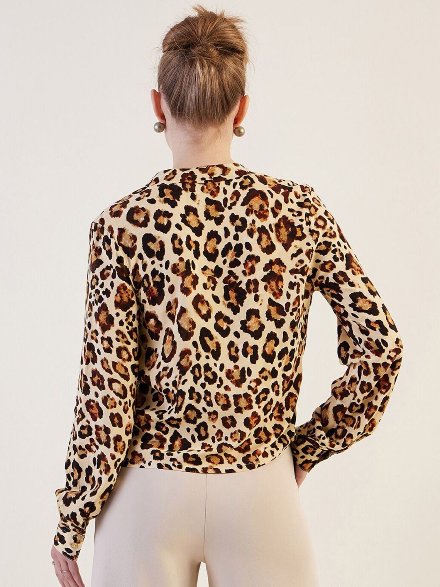 Stylish leopard skin print Women Top