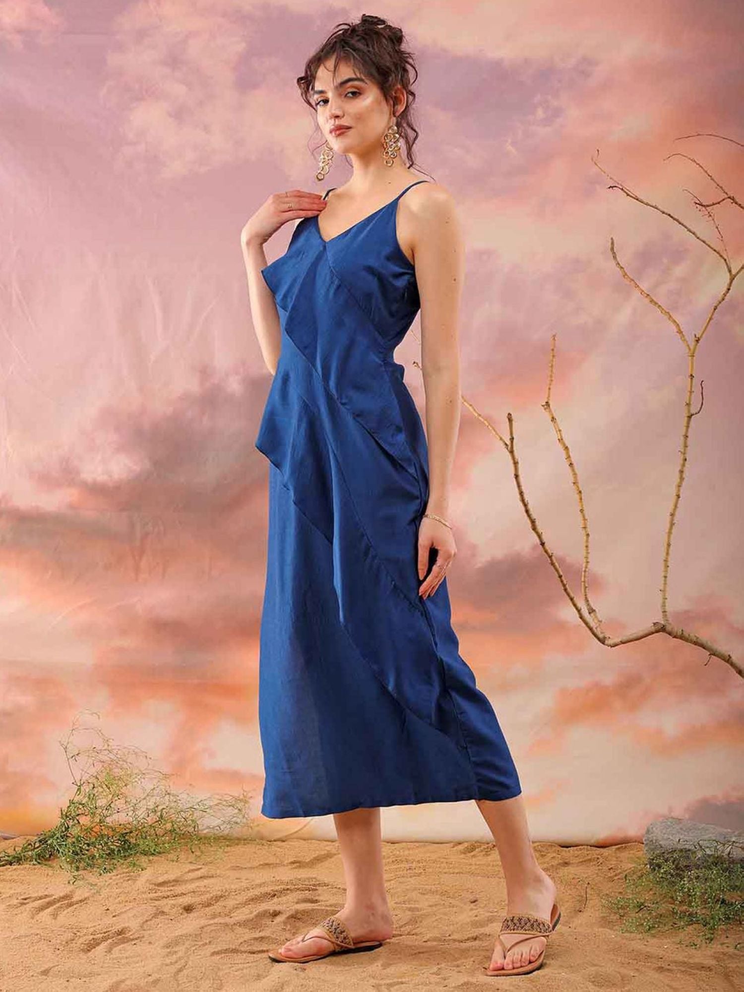 Sleeveless Long Midi