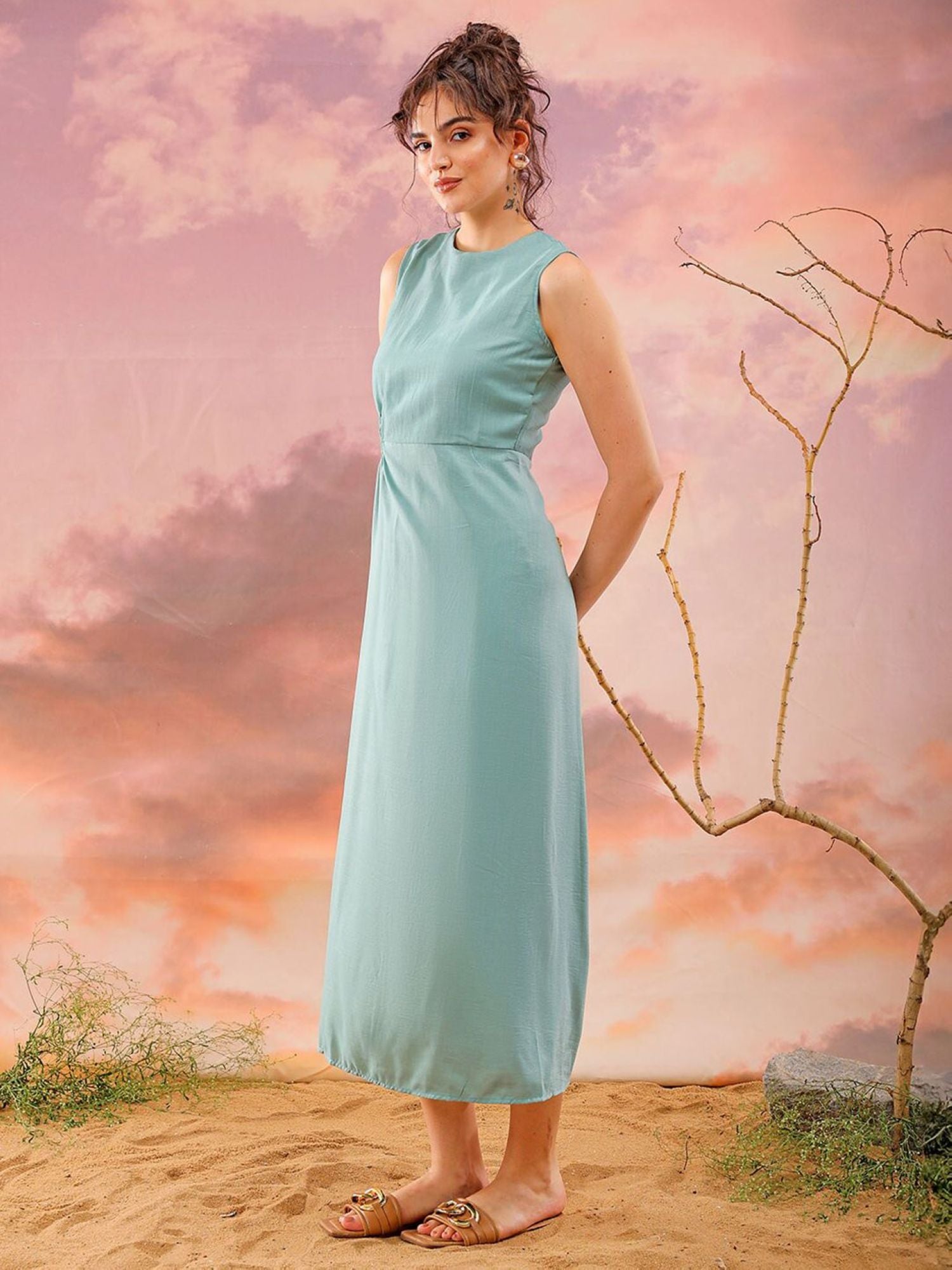 Frosty Green - Long Midi