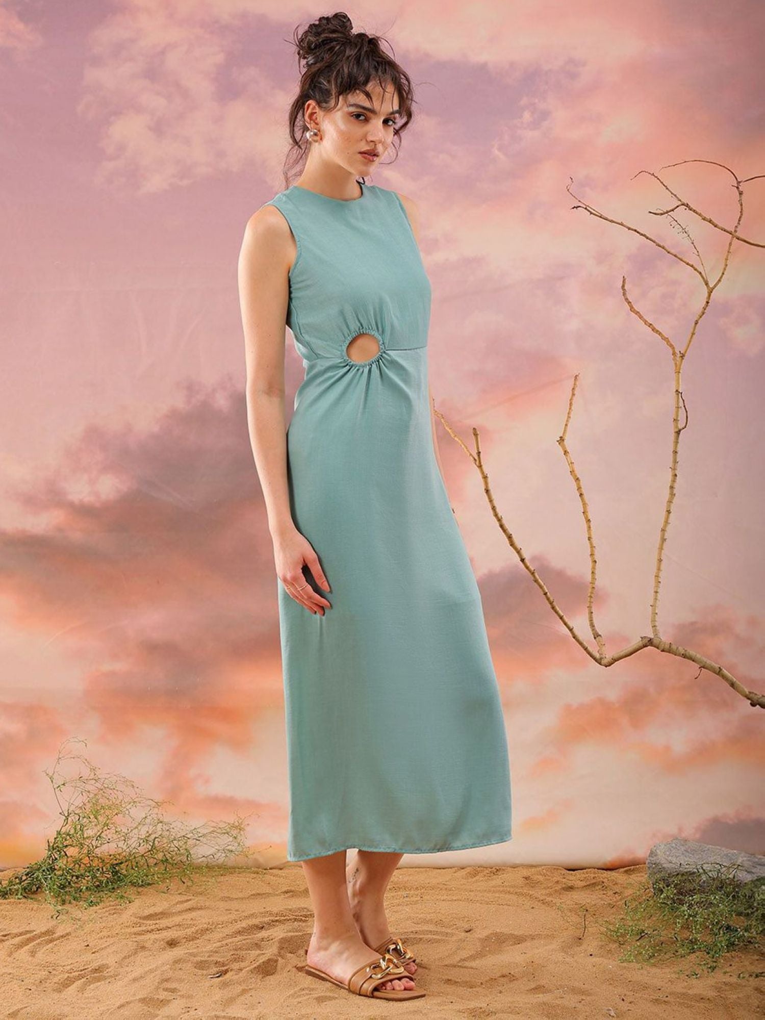 Frosty Green - Long Midi