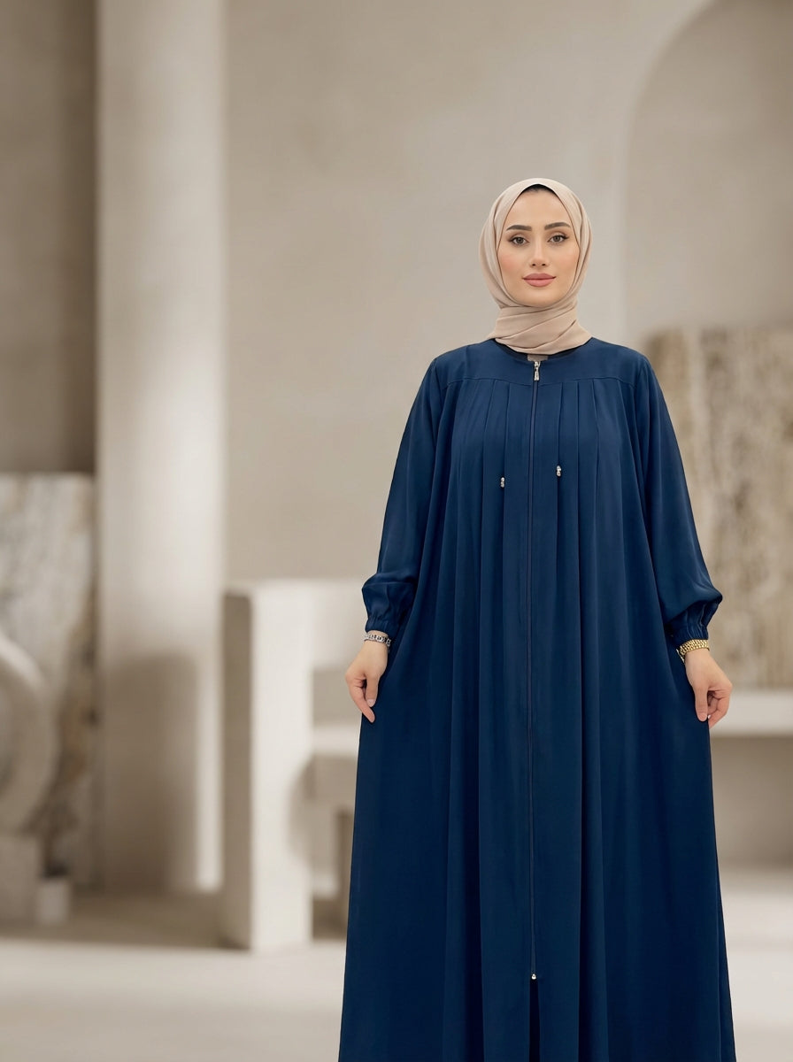 Fog-Sleeve Umbrella Pattern Abaya