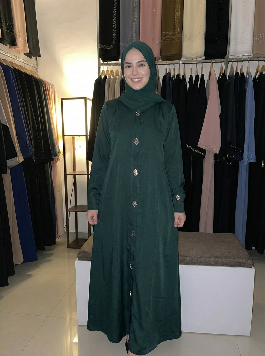 The Regal Button-Cuff Burqa