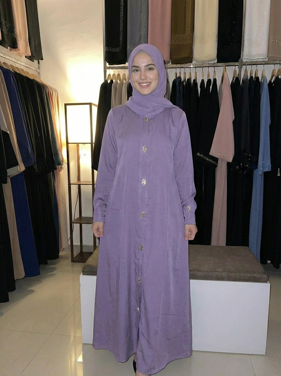 The Regal Button-Cuff Burqa