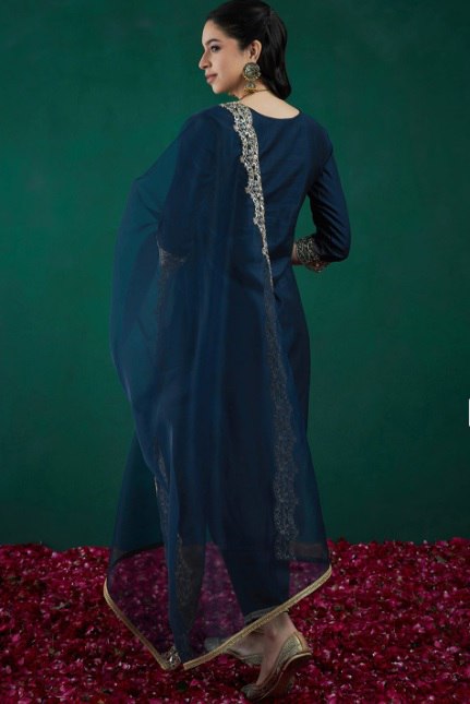 Chanderi Kurti with Dupatta