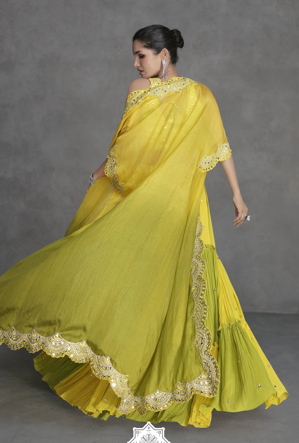Lehenga Choli with Organza Silk