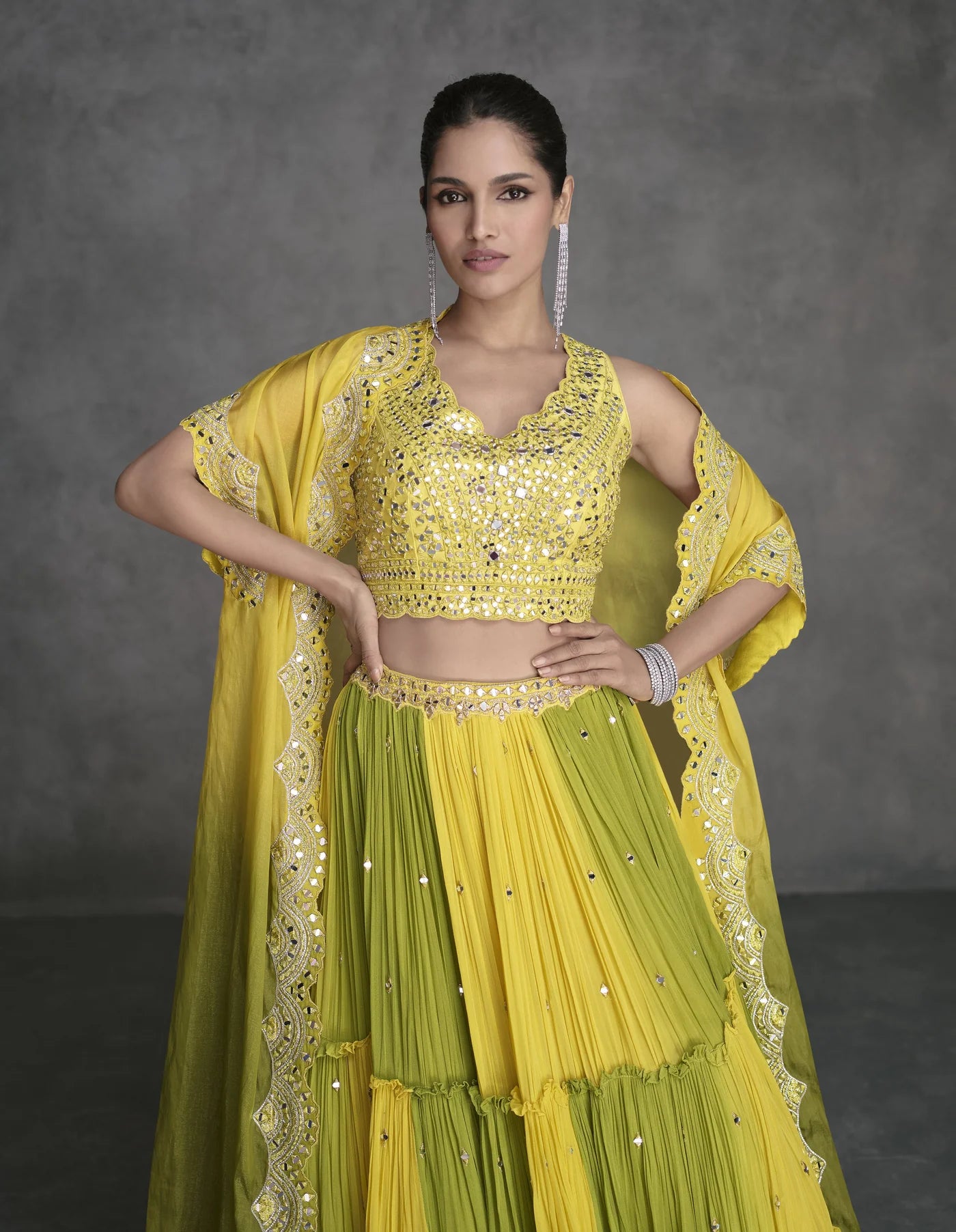 Lehenga Choli with Organza Silk